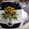 hoa cưới xe dâu