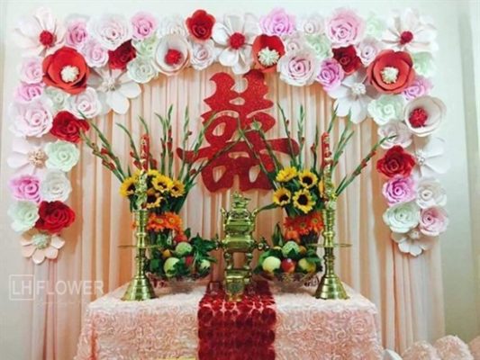 Hoa bàn thờ ngày cưới nên chọn loài hoa nào