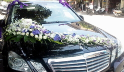 bộ hoa xe cưới