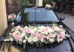 mẫu hoa xe cưới đẹp