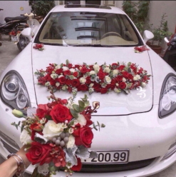 hoa xe cưới đẹp