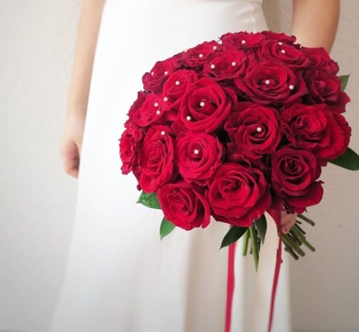      Bảng giá mẫu hoa cưới cầm tay đẹp  Hoa-hong-cam-tay-co-dau-1-510x472