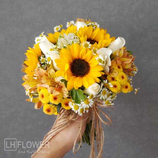 Vì sao nên chọn hoa cưới hướng dương