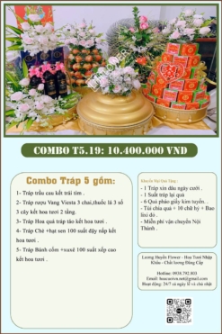 Combo 5 tráp ăn hỏi kết trái tim 19