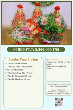 Combo 5 tráp ăn hỏi kết trái tim 7