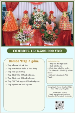 Combo 7 tráp ăn hỏi cao cấp 15